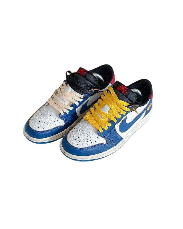 Minomog Union LA x Air Jordan 1 Low OG "Storm Blue" - Premium Collaborative Retro Low-Top Model