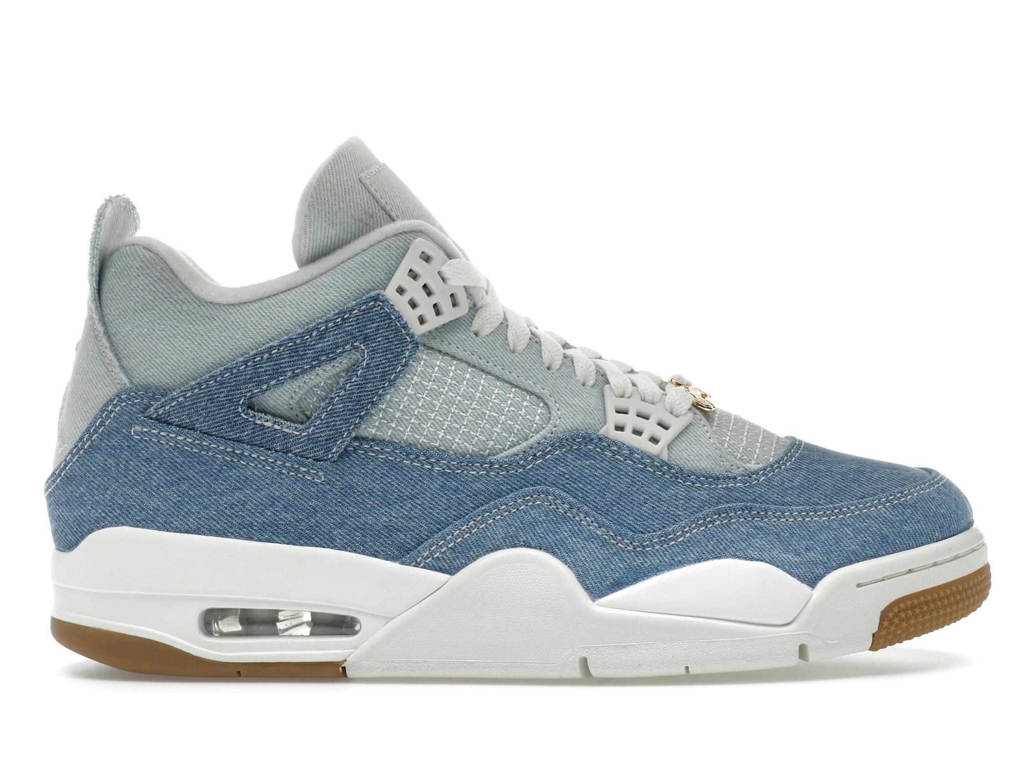 Minomog Air Jordan 4 Retro Women’s “TEX Denim – Worn Blue” Sneaker | IB6716-100