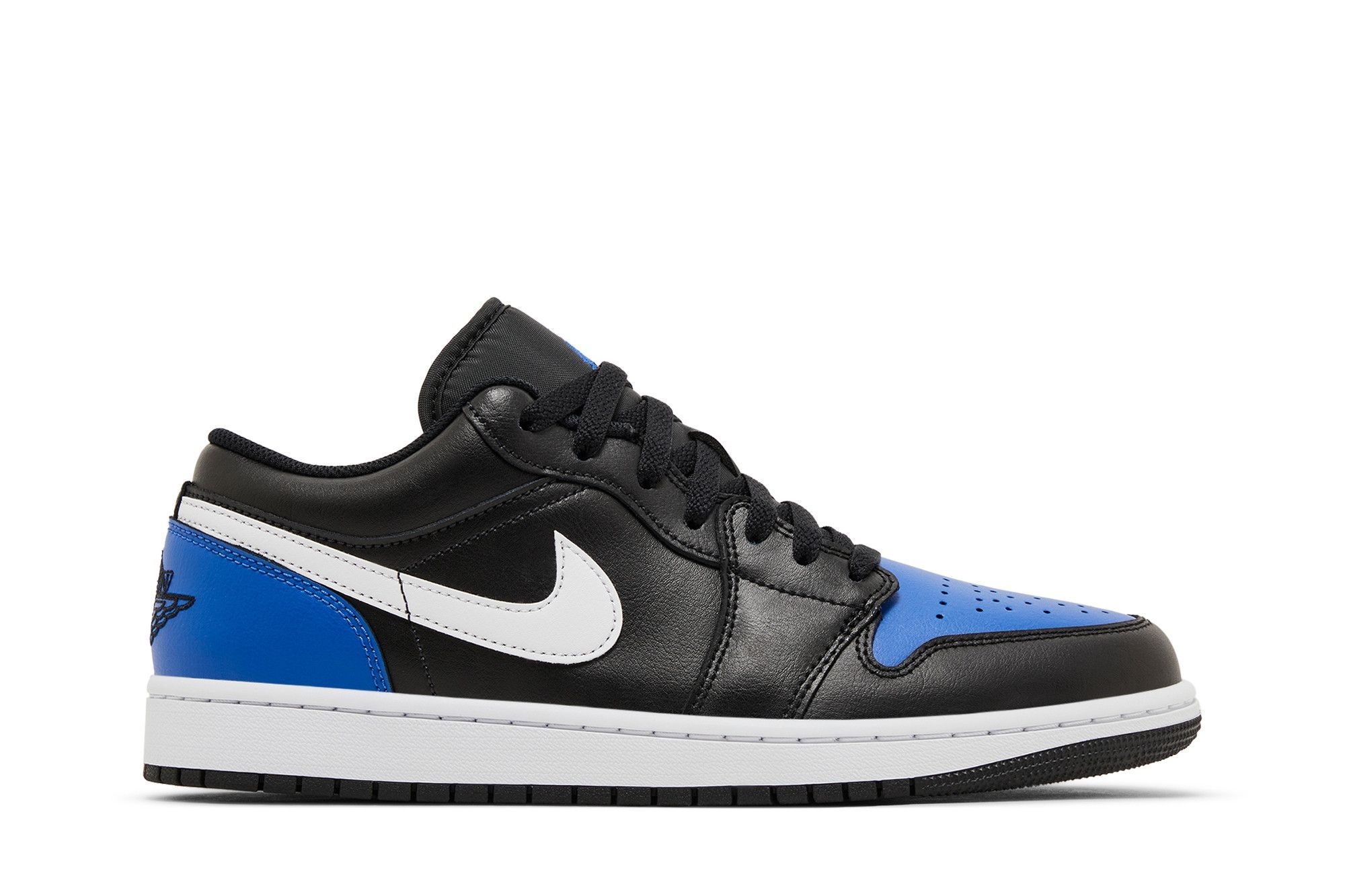 Minomog Jordan 1 Low Black Royal Toe 553558-042 Sneaker