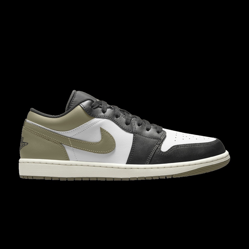 Minomog Jordan 1 Low Black Toe Medium Olive 553558-092 Sneaker