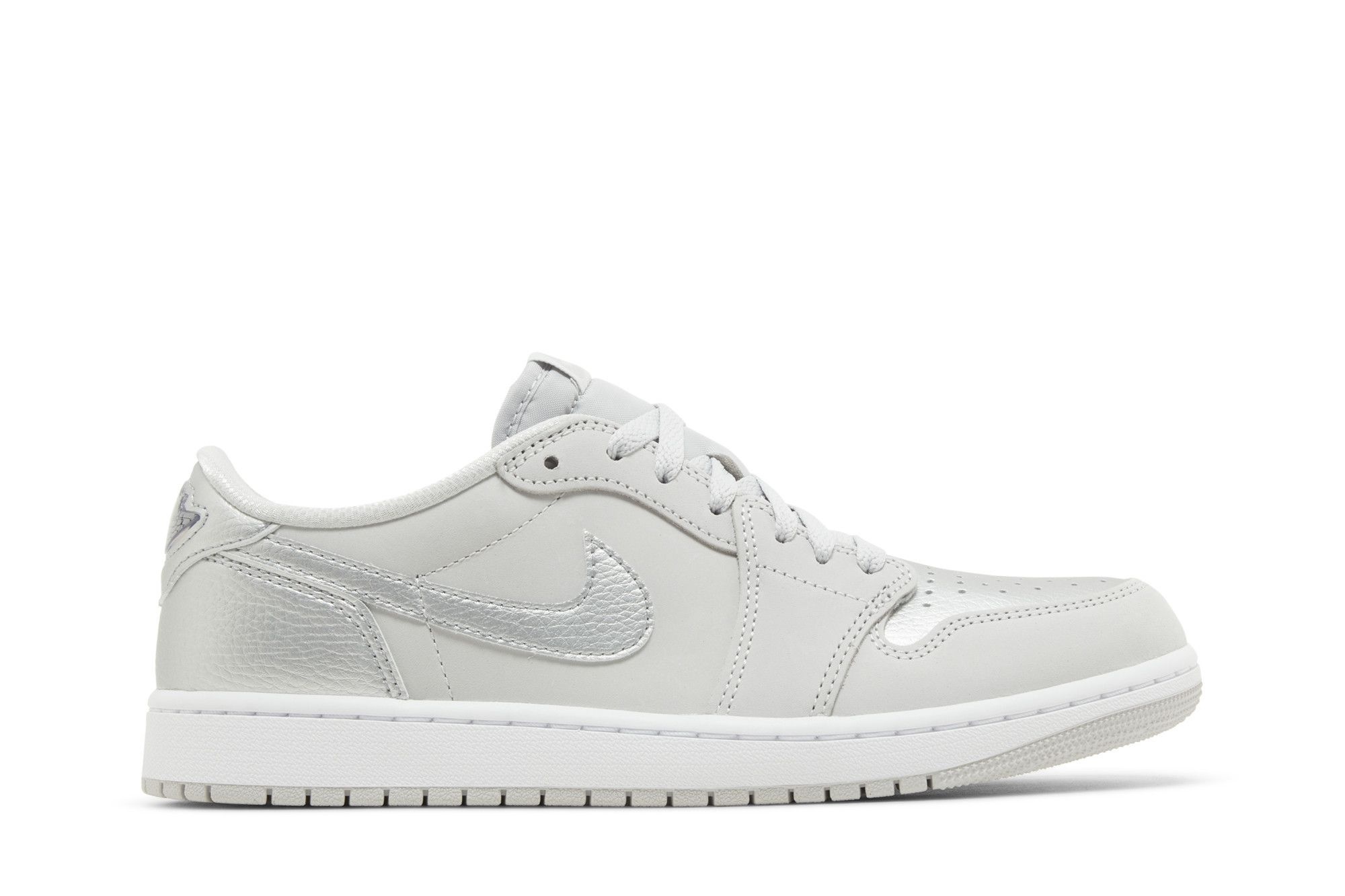 Jordan 1 Low OG Metallic Silver CZ0790-002 | Grey Silver Retro Low Sneakers