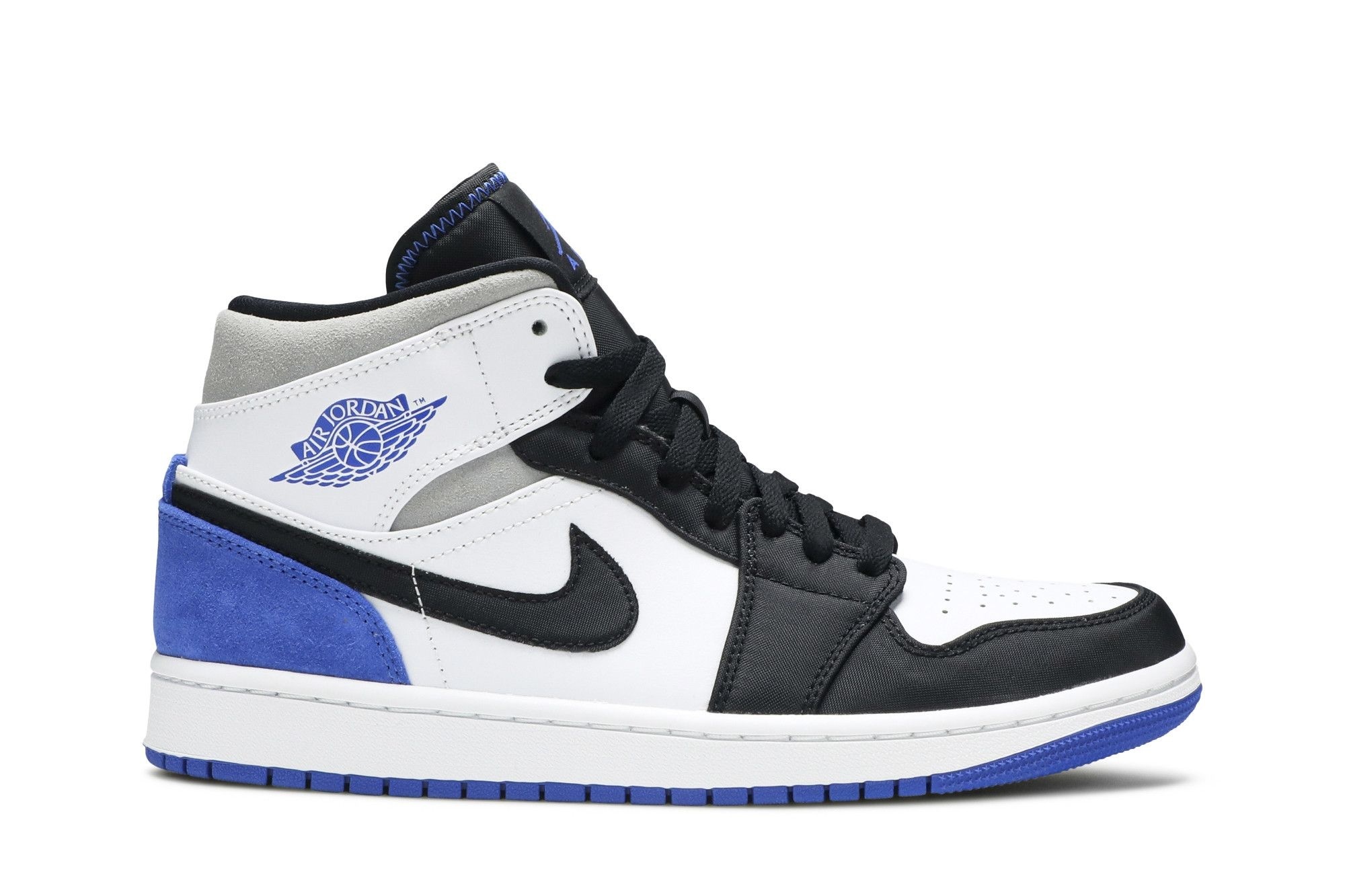 Minomog Jordan 1 Mid SE Royal Black Toe 852542-102 Premium Sneaker
