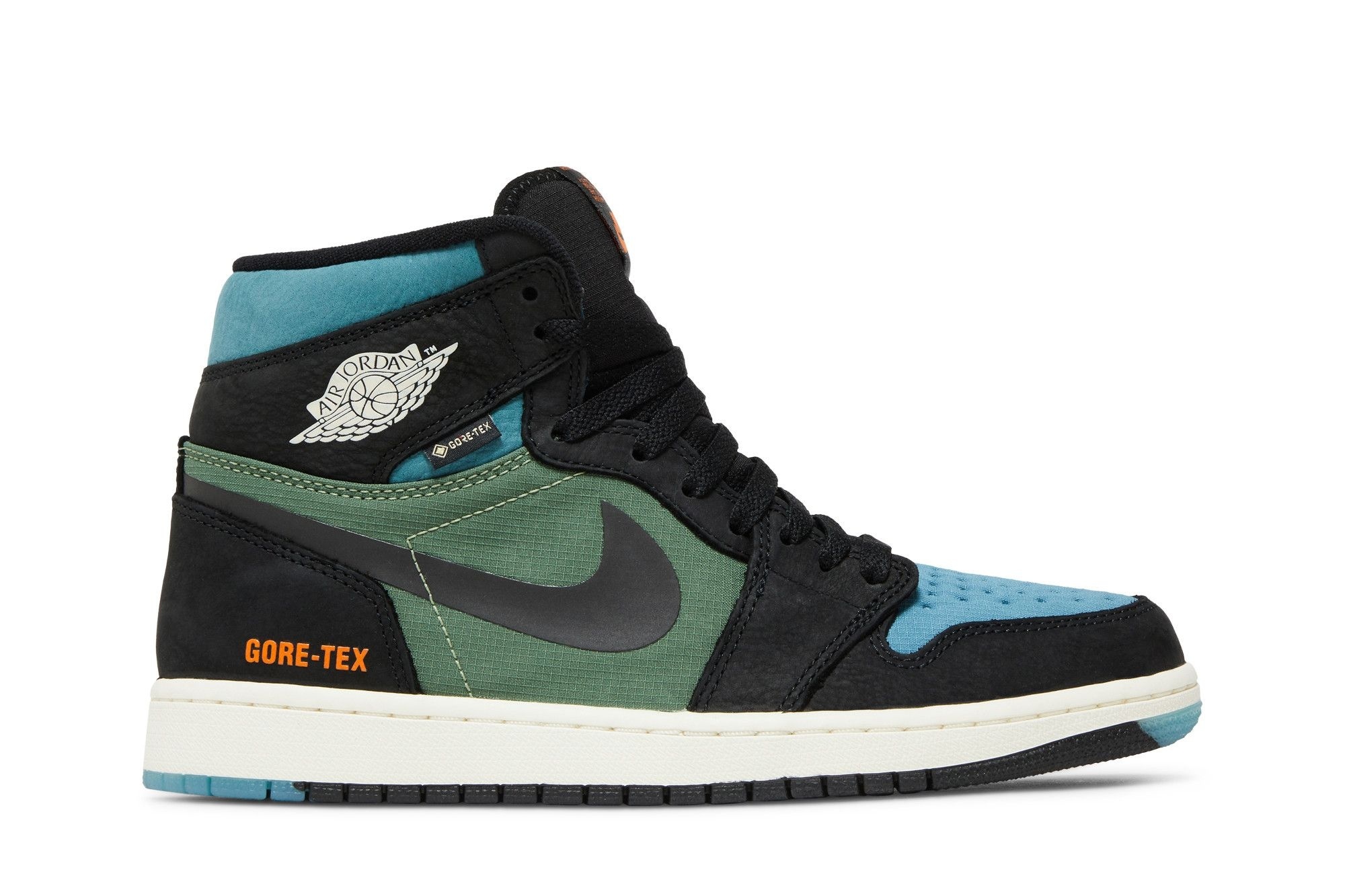 Air Jordan 1 High Element GORE-TEX “Black Olive” Black/Light Olive/Sail | DB2889-003
