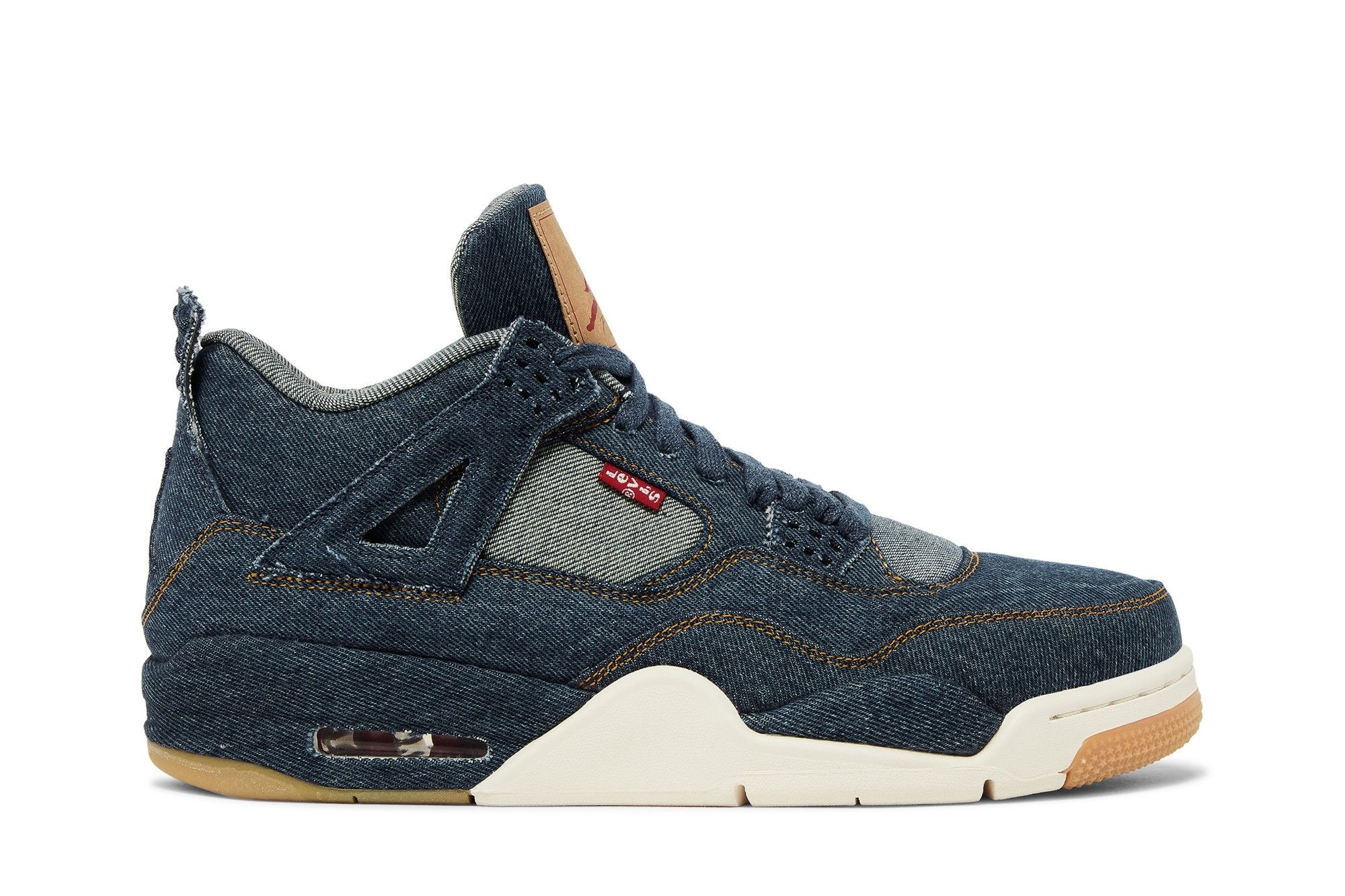 Minomog Jordan 4 Retro Levi’s Denim AO2571-401 | Indigo Washed Denim Heritage Sneaker