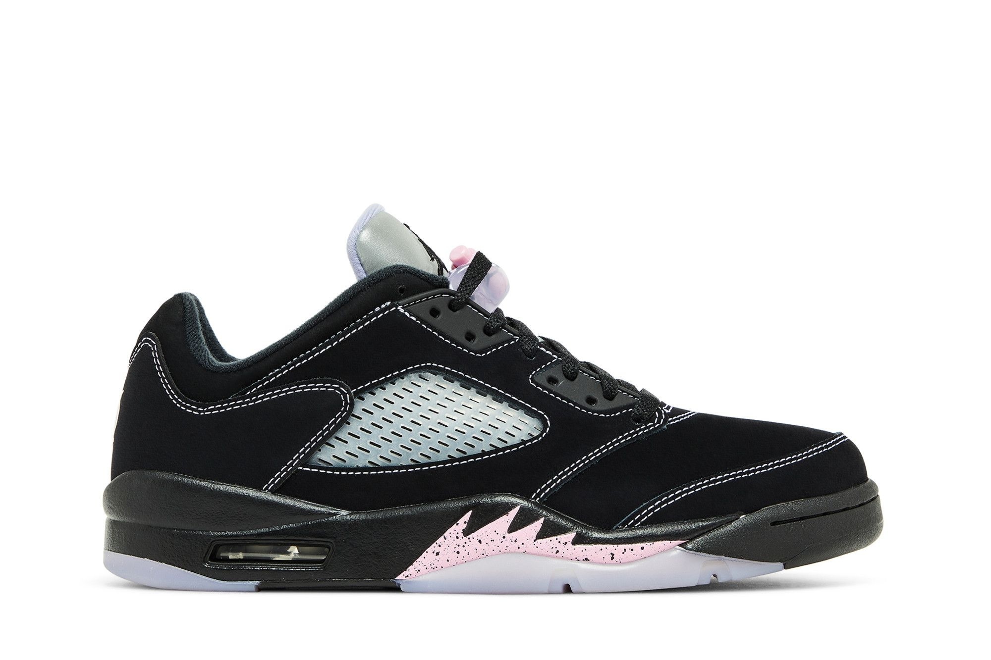 Minomog Air Jordan 5 Retro Low “Dongdan” Black/White/Lilac Ice/Pink Rise | DX4355-015
