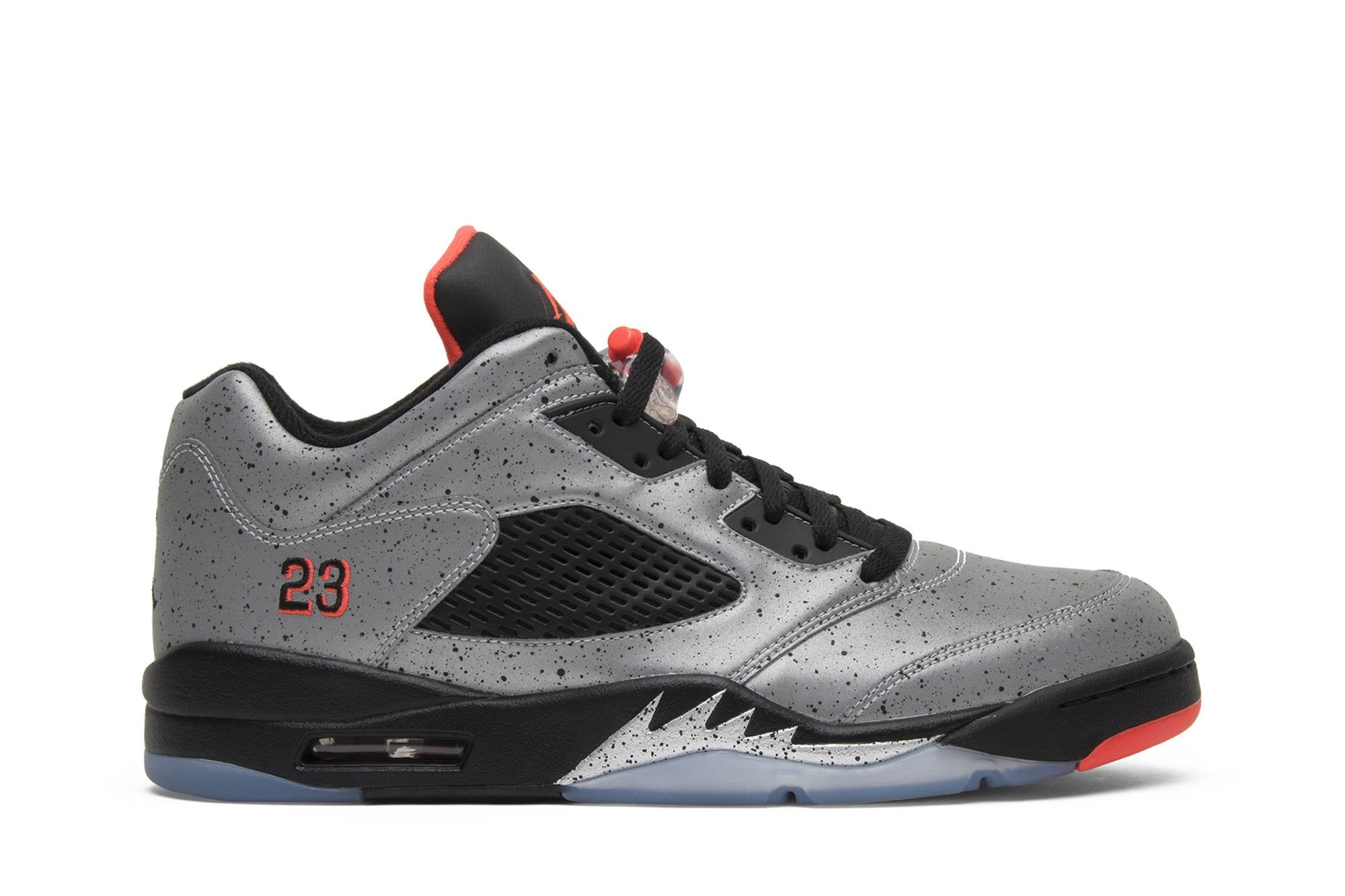 Minomog Jordan 5 Retro Low Neymar 846315-025 | Reflective Silver Infrared 23 Black Premium Sneaker