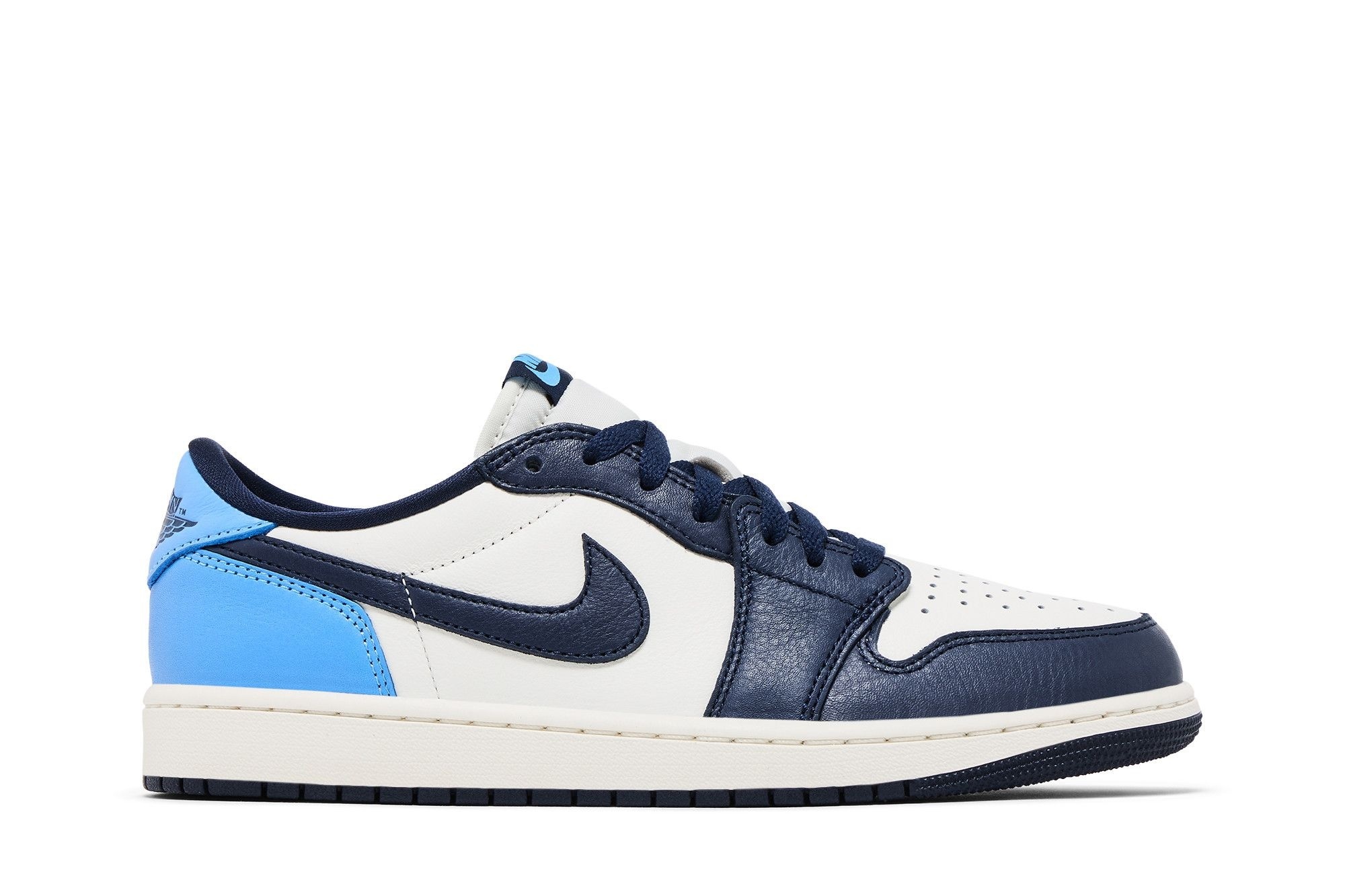 Air Jordan 1 Low OG “Obsidian/University Blue” Sail/Obsidian/University Blue | CZ0790-400