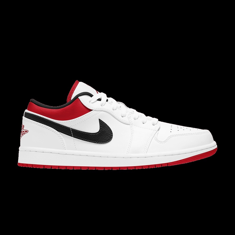 Minomog Jordan 1 Low White University Red Black 553558-118