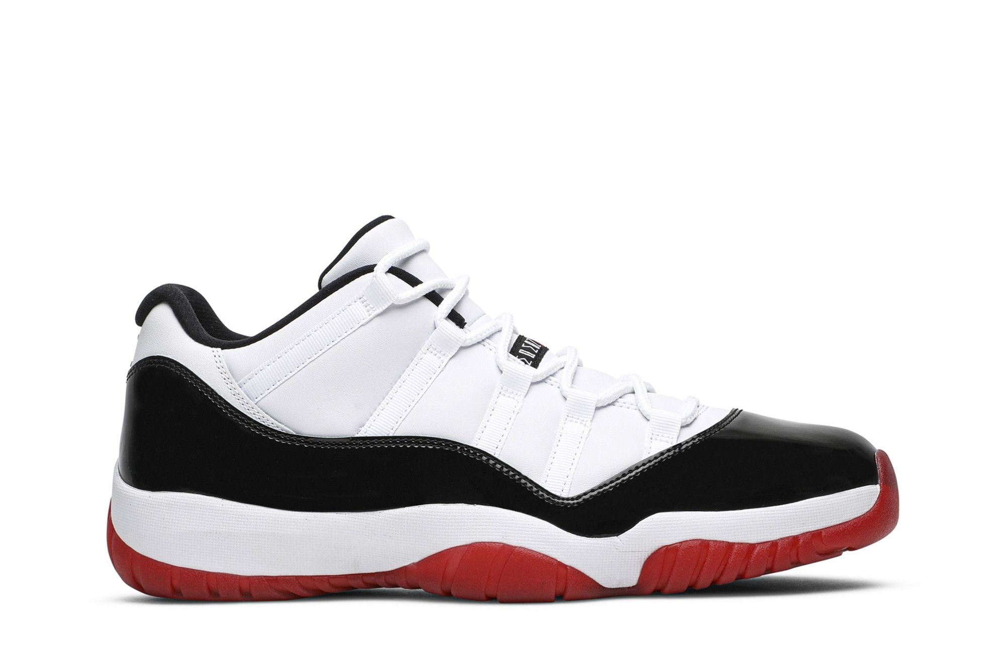 Minomog Jordan 11 Retro Low Concord Bred AV2187-160 | White Black Red Retro Sneakers