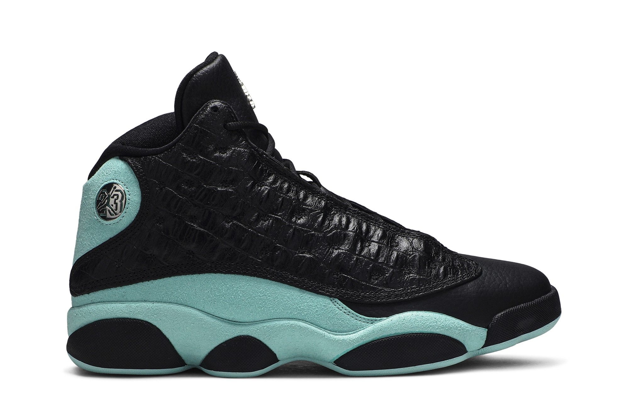 Minomog Jordan 13 Retro Black Island Green 414571-030 Sneaker