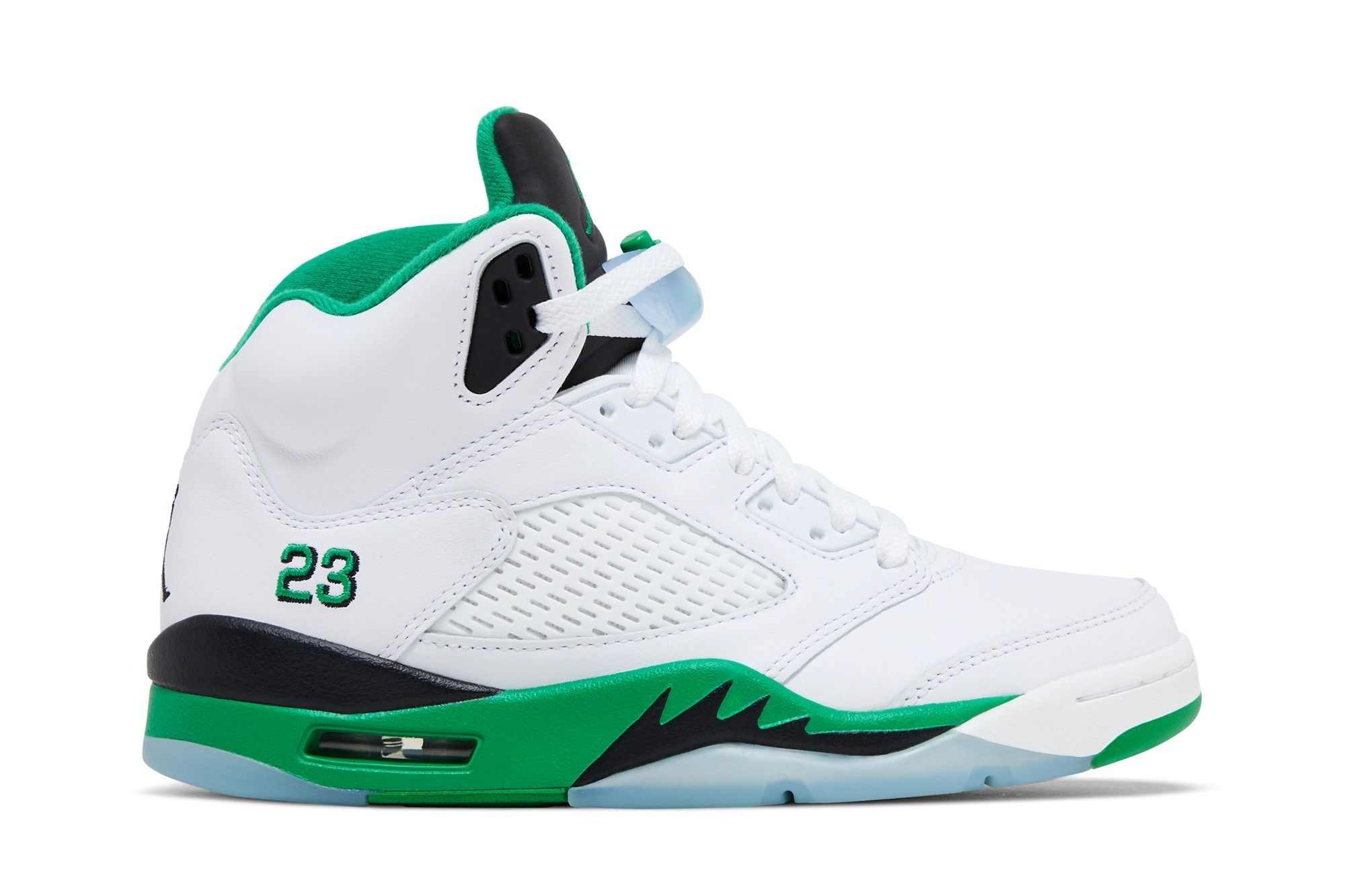 Minomog Air Jordan 5 Retro “Lucky Green” White/Lucky Green/Black