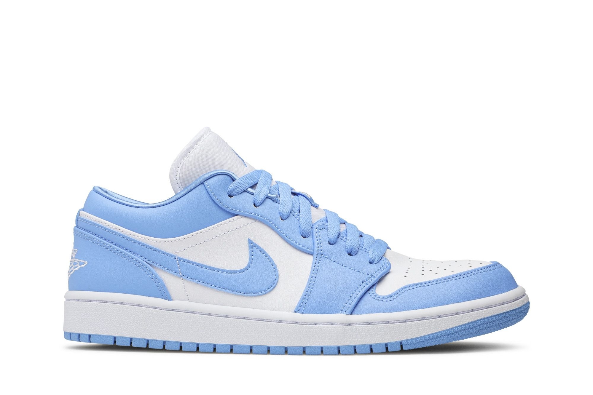 Minomog Jordan 1 Low UNC Women’s AO9944-441 | White University Blue Sneakers