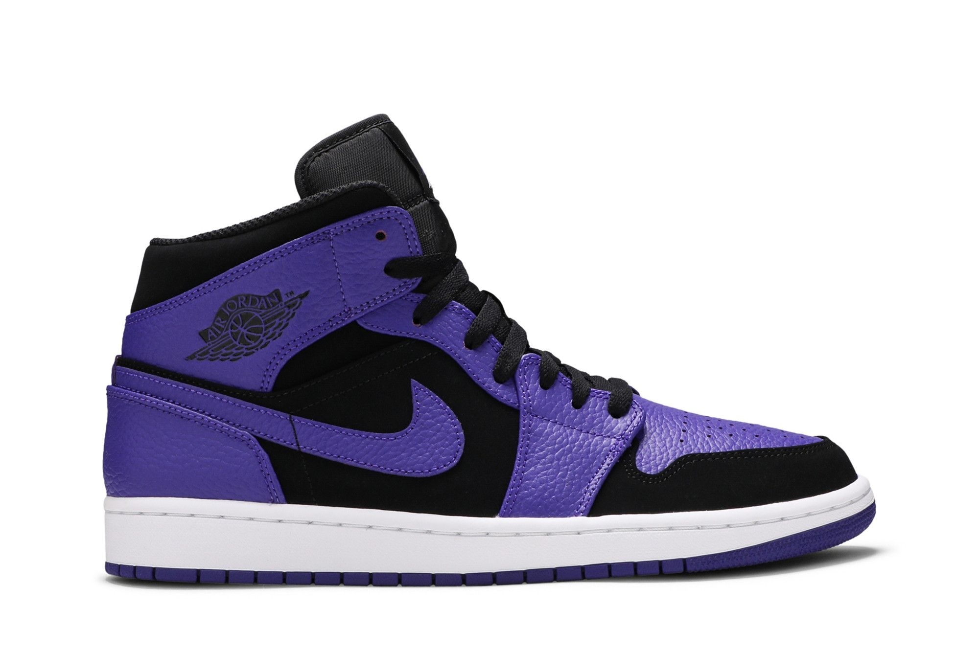 Minomog Jordan 1 Mid Black Dark Concord 554724-051 Review