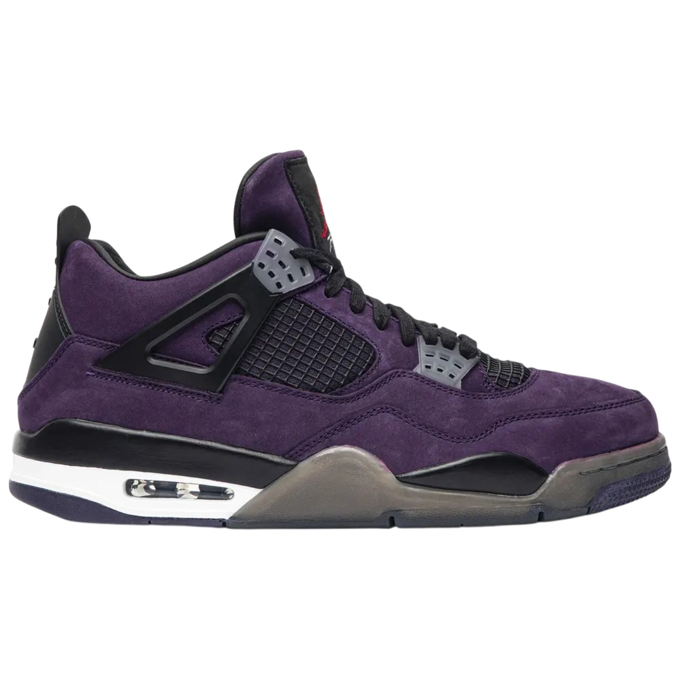 Minomog Travis Scott x Jordan 4 Retro Purple Suede Sneakers