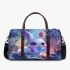 White bunny with blue eyes 3d travel bag