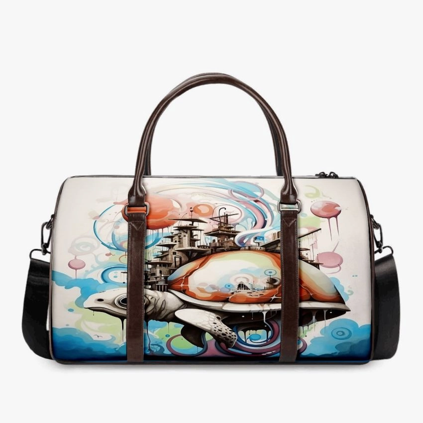 Top 5 Women Bags gift for  Turtle in Nature's Beauty 3D Travel Bag